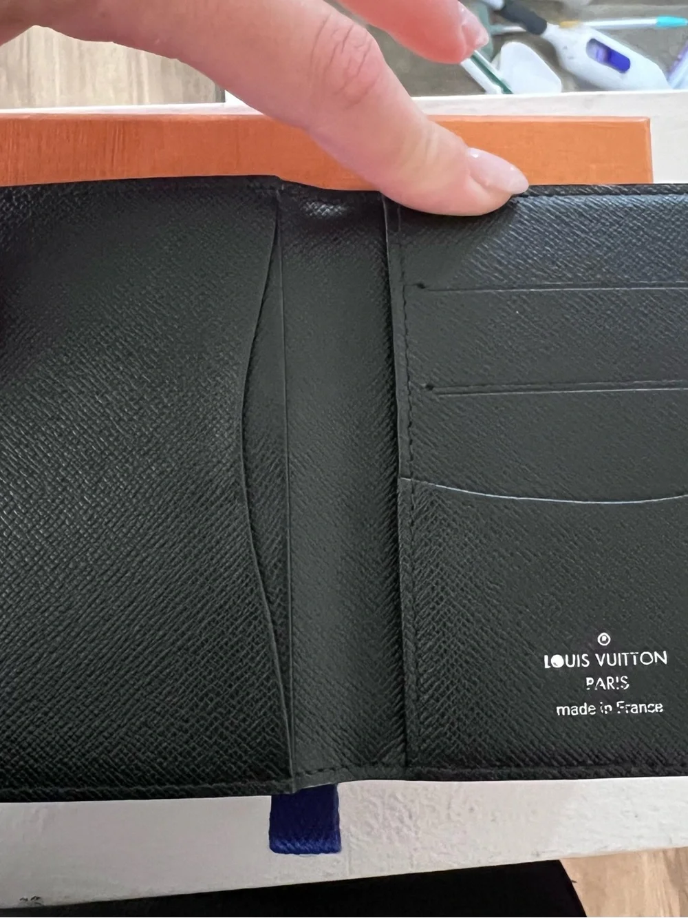 Louis Vuitton Black Damier Graphite Card & Key Holder